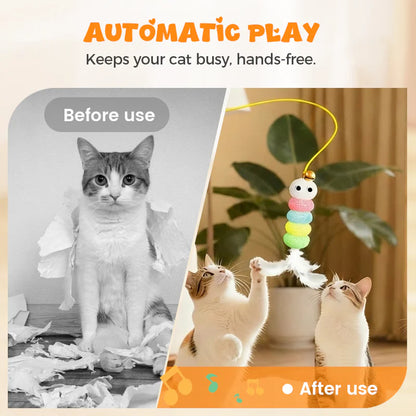 🐈Avtomatska, zložljiva igračka za mačke💡