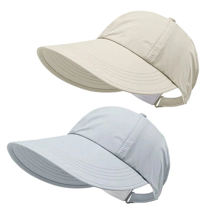 🧢Ženski sončni klobuk s širokimi krajci v slogu bejzbolske klobuke🌞