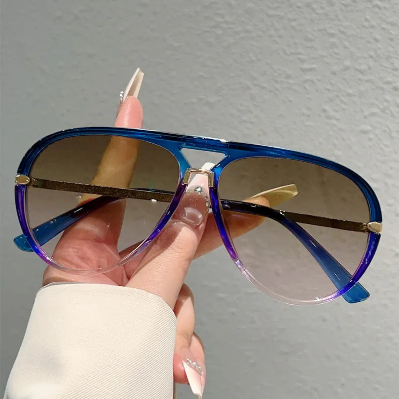 🕶50% POPUST!! ⏰Ženska retro sončna očala z dvojnim mostičkom