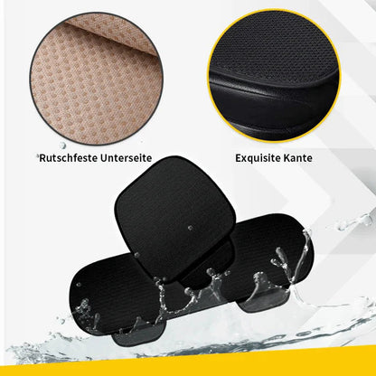 🚗 Zračne in nedrseče bombažne prevleke za avtomobilske sedeže | Udobje skozi vse leto, univerzalna velikost