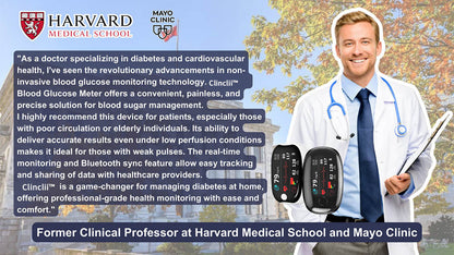 Glukometr laserowy Clinclii™ GlucoSense