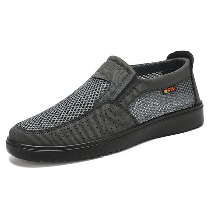 Nowe, oddychające, wsuwane buty sportowe męskie z siateczki