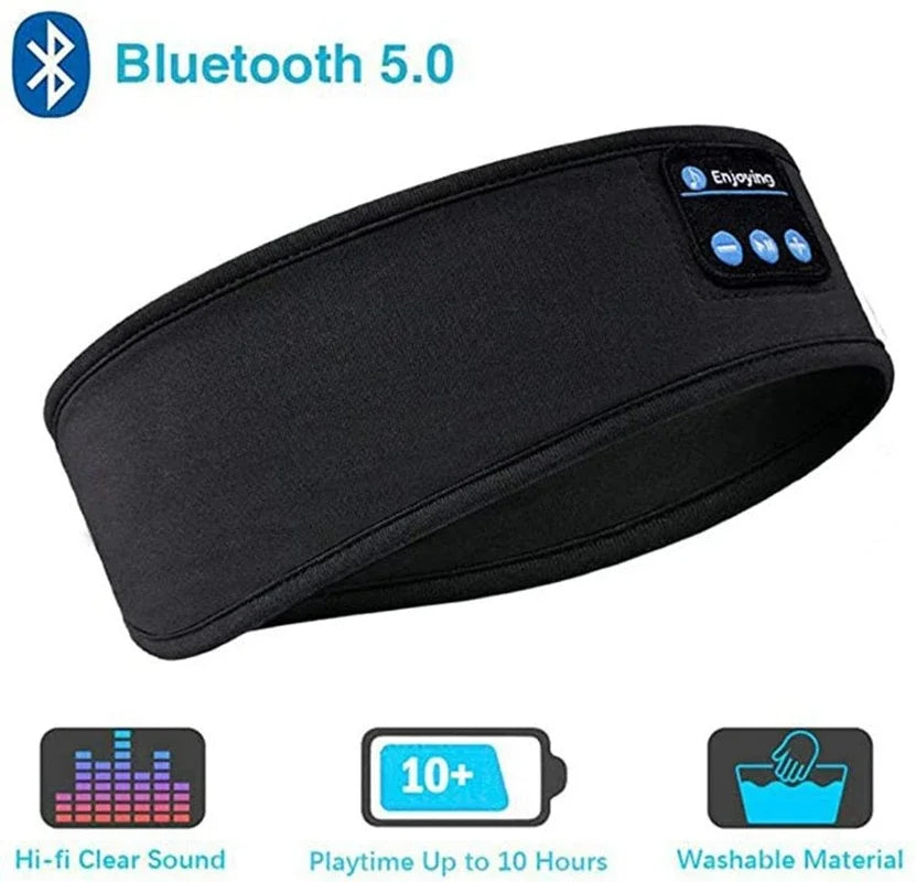 Słuchawki z opaską Bluetooth 5.0 do spania – muzyka, komfort i głęboki sen