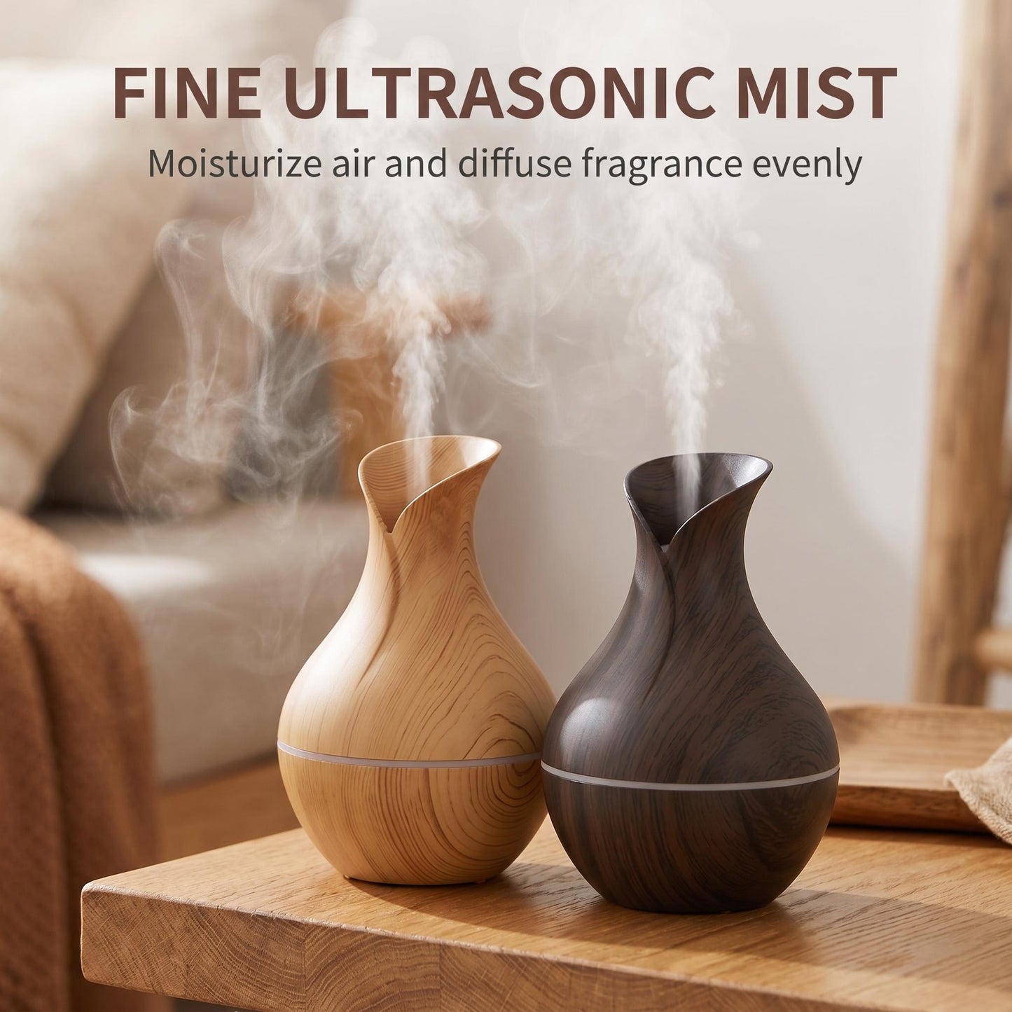 Ultrazvočni vlažilnik zraka in difuzor za aromaterapijo