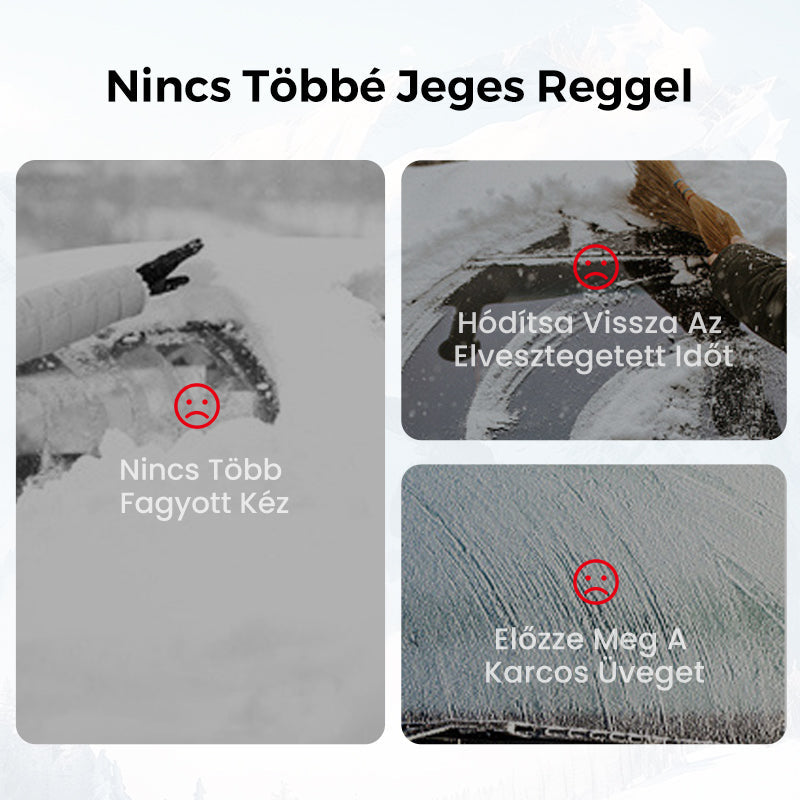 Magnetni snežni ščit za avto