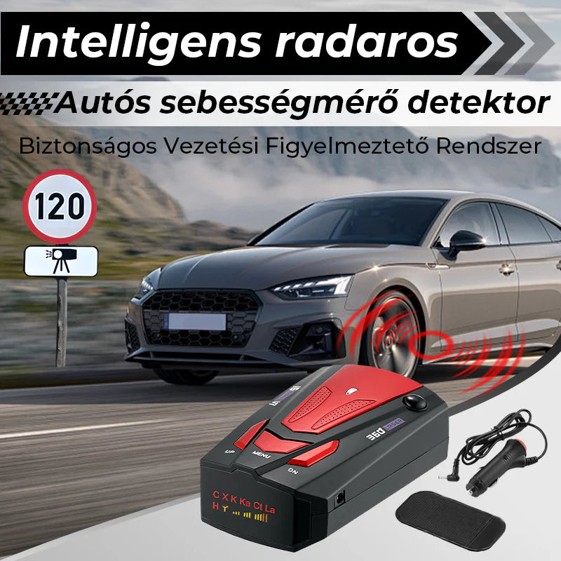 Inteligentny radarowy detektor prędkościomierza samochodowego