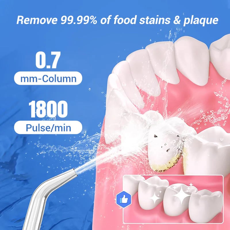 🦷 Prenosni ustni irigator z zobno nitko