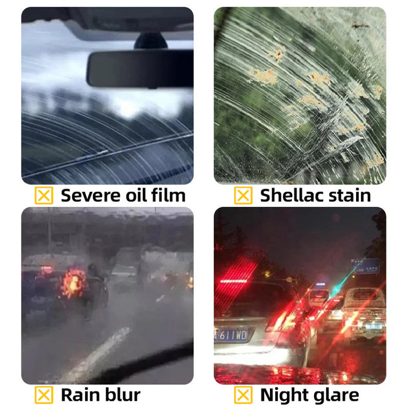 🚘Płyn polerujący i pielęgnacyjny do usuwania rys z szyb samochodowych💦