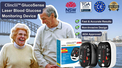 Glukometr laserowy Clinclii™ GlucoSense