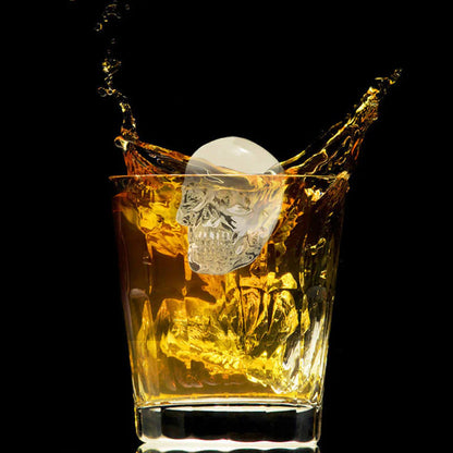 💀 🧊 Silikonska modelčka za ledene kocke v obliki lobanje (naredi sam)