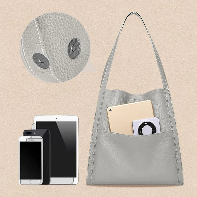 Prosta monochromatyczna torebka premium 👜