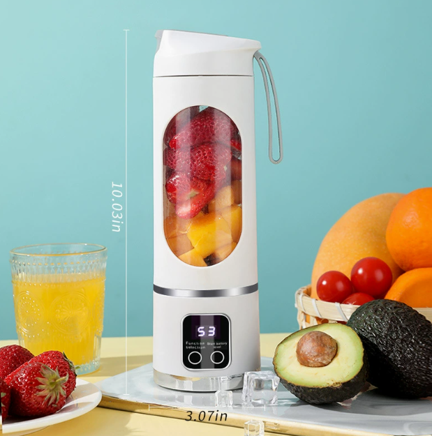 450 ml digitalni prenosni brezžični sokovnik v obliki skodelice