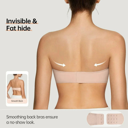 💞Ženski modrčki brez naramnic, modrčki push-up, bandeau modrčki, protizdrsni modrčki brez žičk, modrčki z oblazinjenim podprsjem, brezšivni in udobni modrčki v obliki cevi ter modrčki iz želatinastega materiala