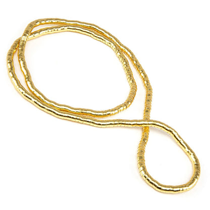 Naszyjnik z dzianiny wężowej - choker, bransoletka