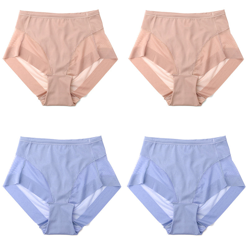 💞Kup 2 i otrzymaj 1 za darmo🔥Bezszwowe majtki modelujące Ice Silk z wysoką talią