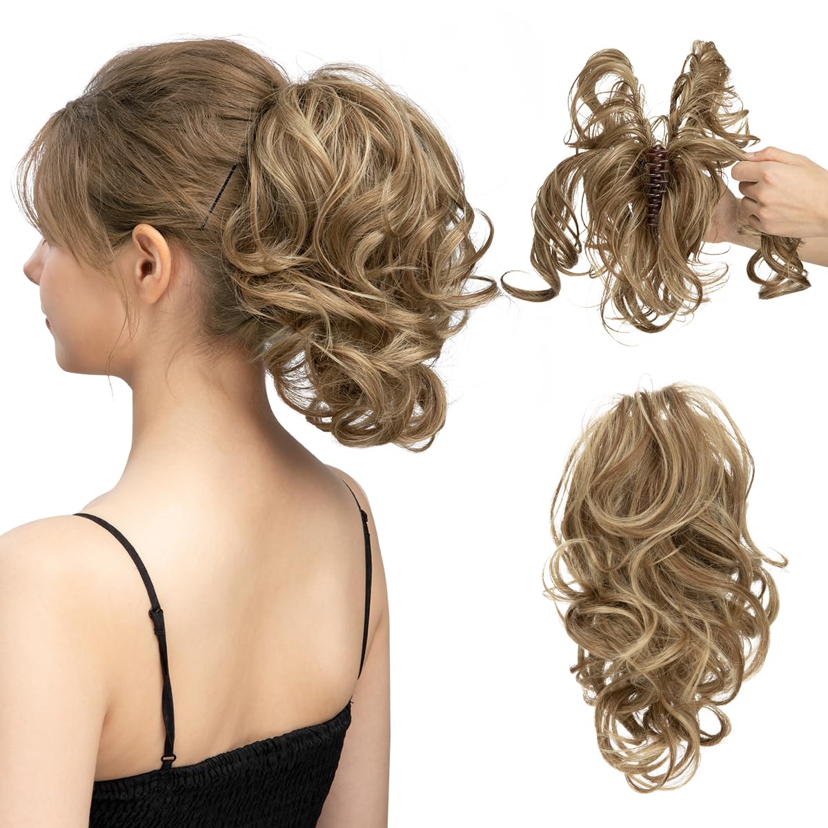 ✨ Akcesoria do włosów Diy Curly Bun