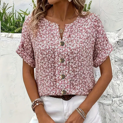 【XL-4XL】🌸Elegancka bluzka damska w kwiaty