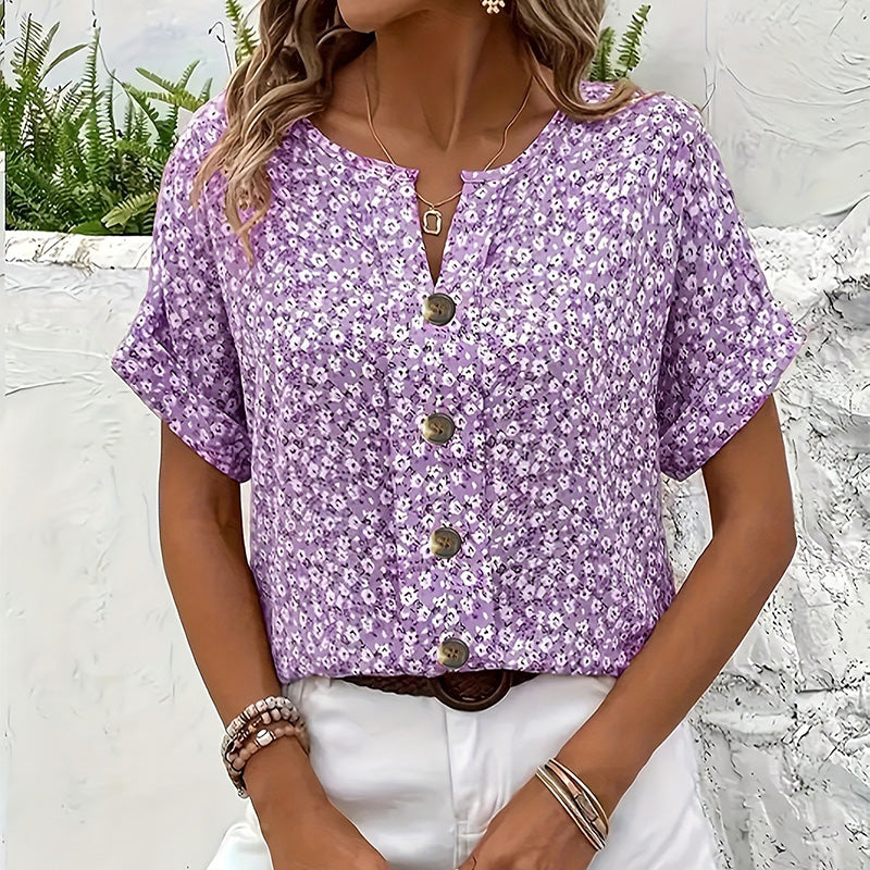 【XL-4XL】🌸Elegancka bluzka damska w kwiaty