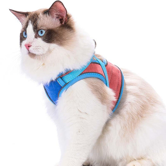 🐱Odblaskowa uprząż i smycz dla kota zapobiegające ucieczce✨