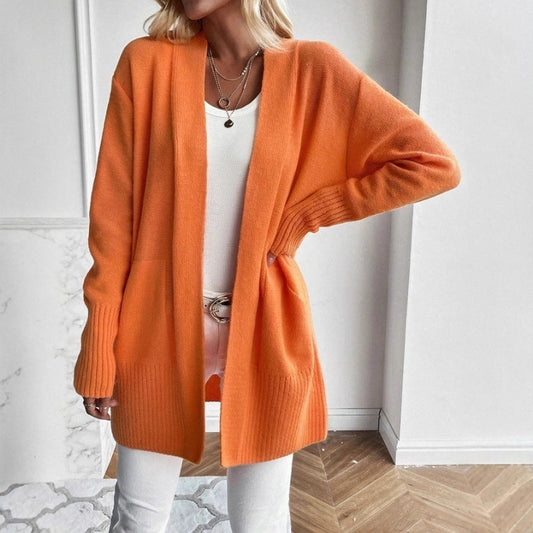 👚Damski miękki, przytulny kardigan z otwartym przodem