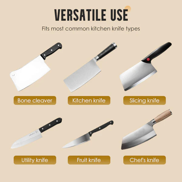 🔪✨ Avtomatski brusilnik za kuhinjske nože | Popolnoma ostra rezila z enim samim potegom