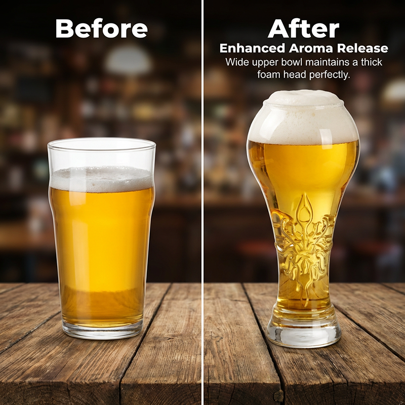 Velik vrček za pivo, okrašen z umetniškim reliefom