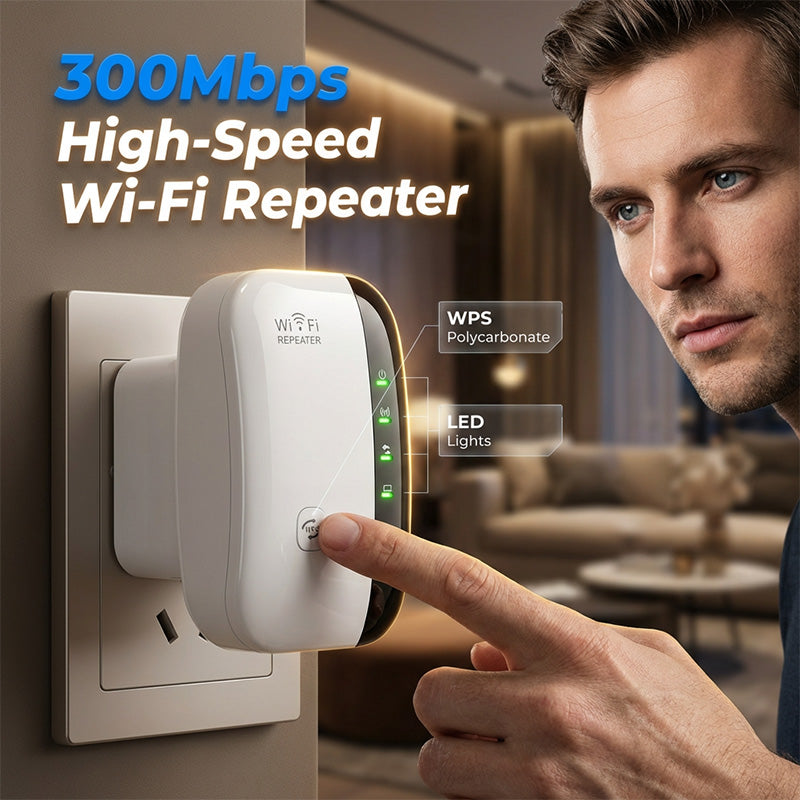 Wi-Fi repetitor in ojačevalnik signala s hitrostjo 300 Mbps